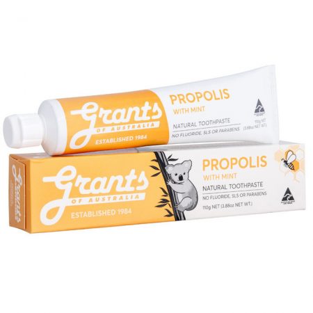 Grants Propolis Natural toothpaste packaging